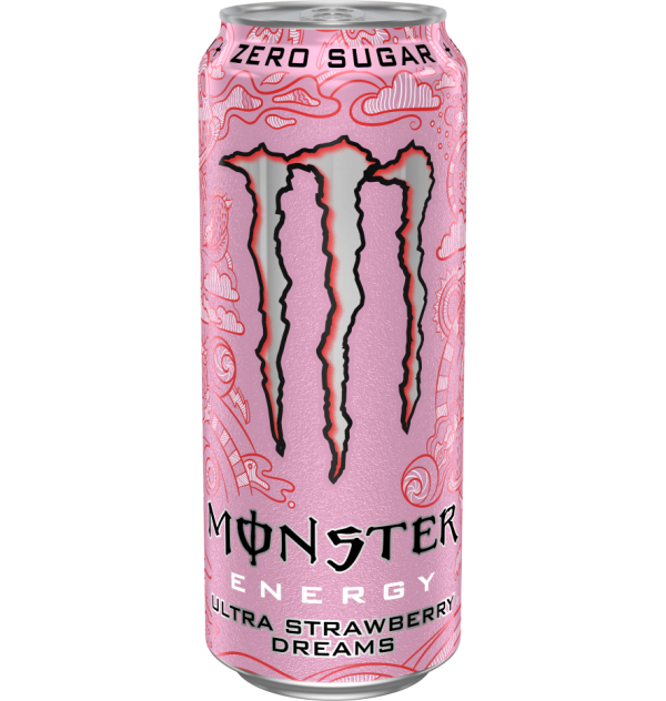 Denmark Monster Ultra Strawberry Dreams 500ml Can POS 0824