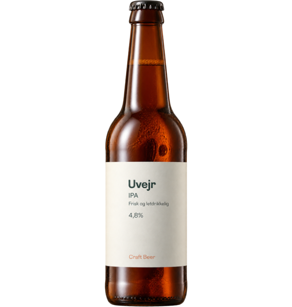 Uvejr IPA Amber Beer Bottle Medium