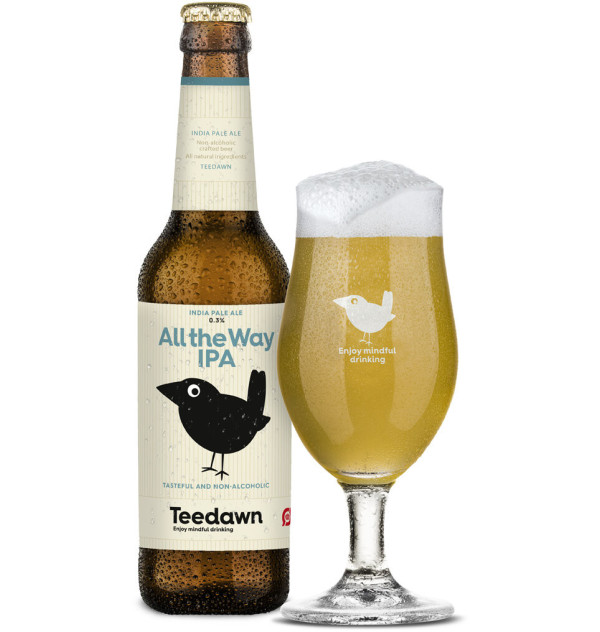 All The Way IPA Bottle Glas